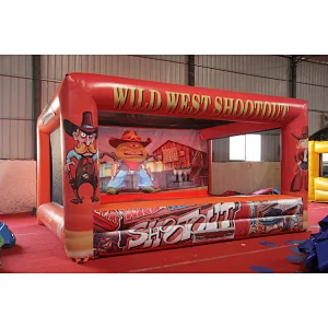 Arrow inflatable wild western shoot out games, cowboy shooting games, bow shooing sport games for sale