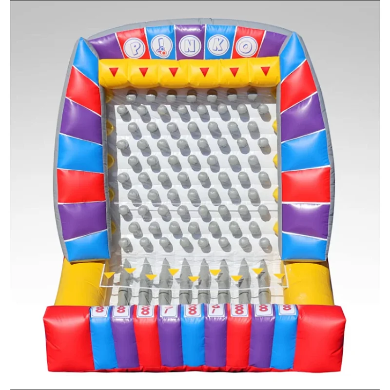 Awesome Family Entertainment Inflatable Plinko Bounce House game, inflatable plinko prize balloon for Event Party Rentals