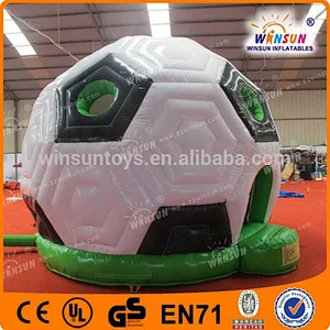 Commercial cheap bounce houses football inflatable jumping castle