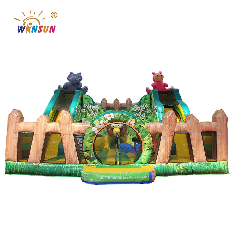 CE factory price inflatable playground jumping castles, commercial inflatable indoor playground