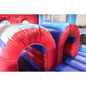 Two people competitive inflatable obstacle course, commercial obstacle course inflatable for adults