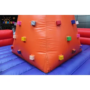 High quality inflatable rock climbing wall, inflatable wall climbing