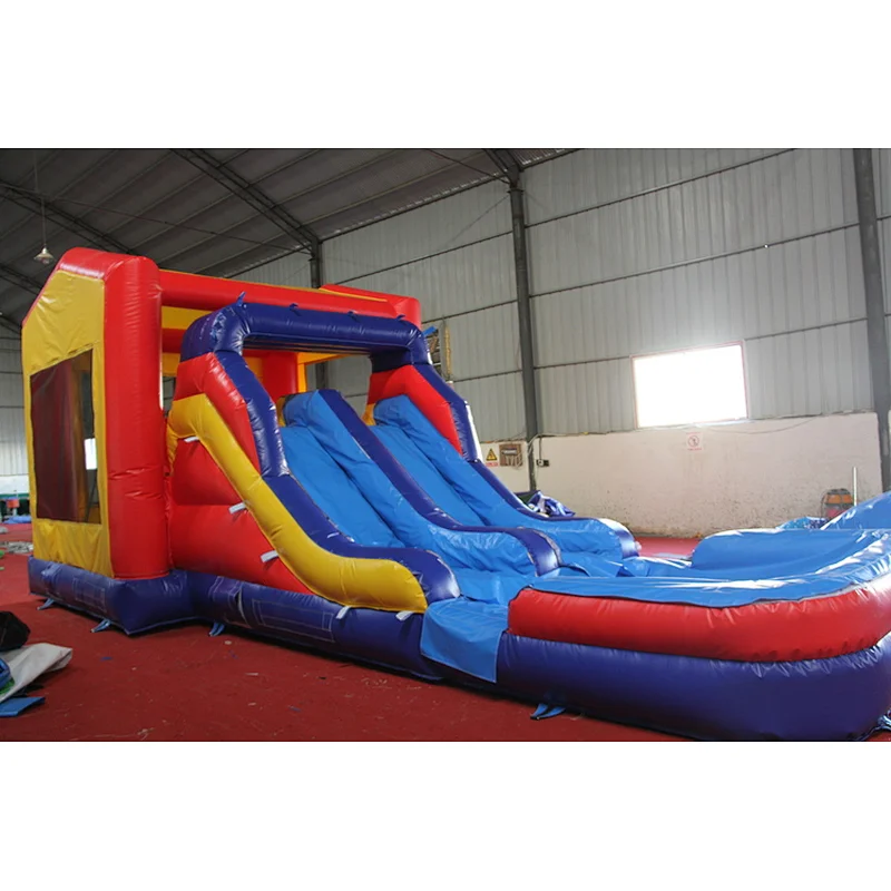 Inflatable Combo with Slide and Pool