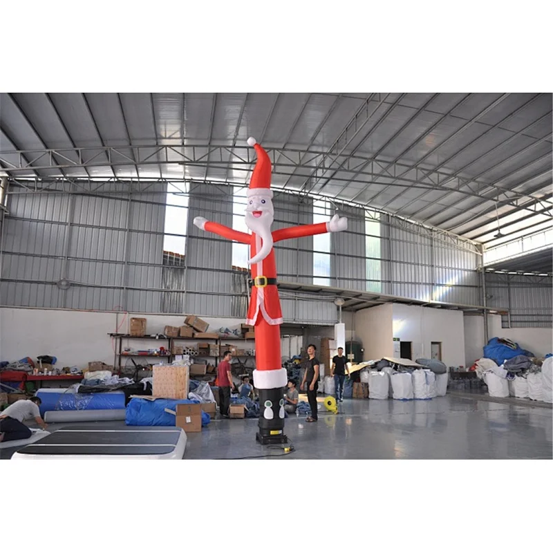 Factory Price Christmas sky dancer dancing man, Santa claus inflatable sky dancer