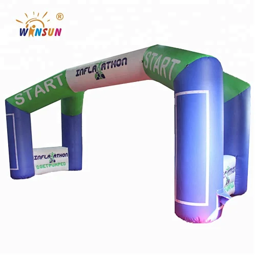 inflatable finish line arch, logo arch inflatable, inflatable entrance arch