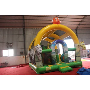 Rental inflatable animal shelter  game,inflatable animal world bounce house, inflatable cartoon jumping trampolines for hire