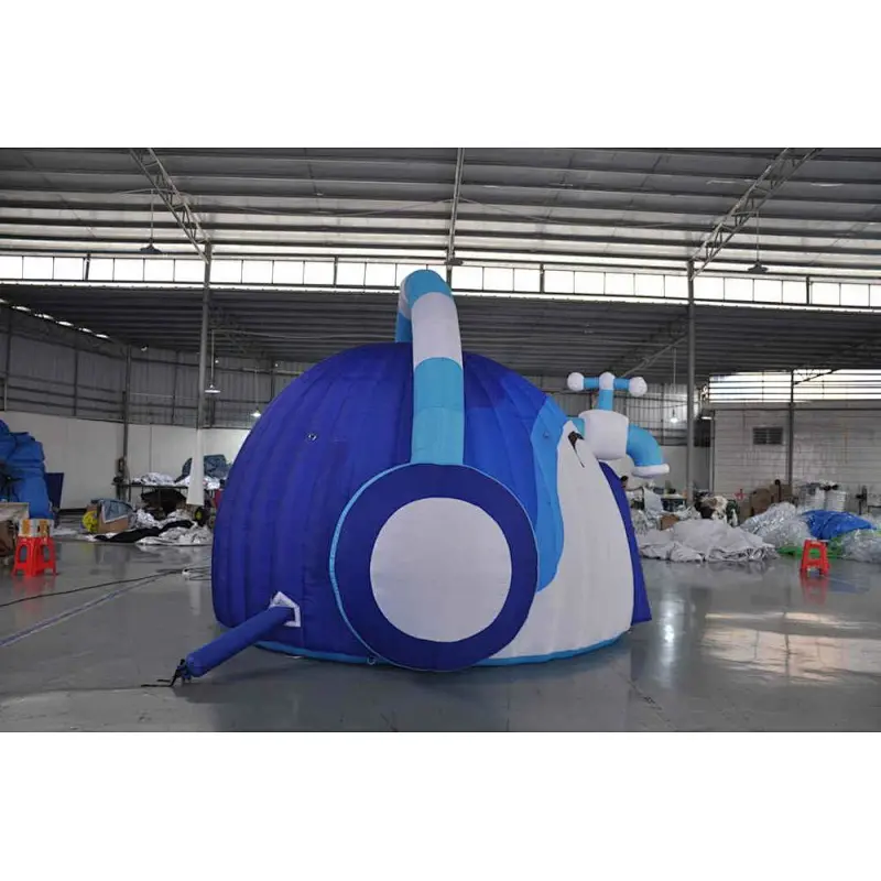 Awesome inflatable head sets shapes, advertising inflatable ear piece air shapes for rental market