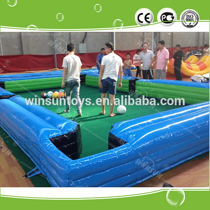 0.55mm PVC Tarpaulin Inflatable Snooker Football Pitch