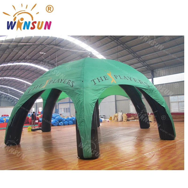 High quality PVC material  inflatable event tent,inflatable camping tent, 6 legs inflatable spider tent