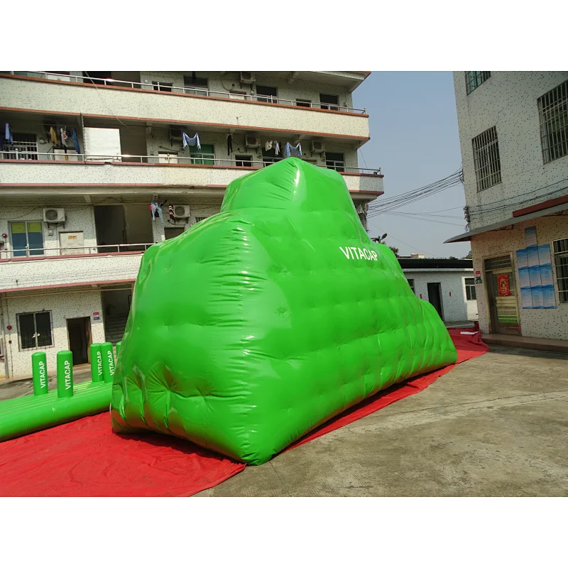 Inflatable water rock climbing wall, water toys inflatable water iceberg,  inflatable floating climbing wall