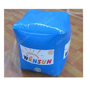 Sealed airtight floating inflatable stool models for promotion