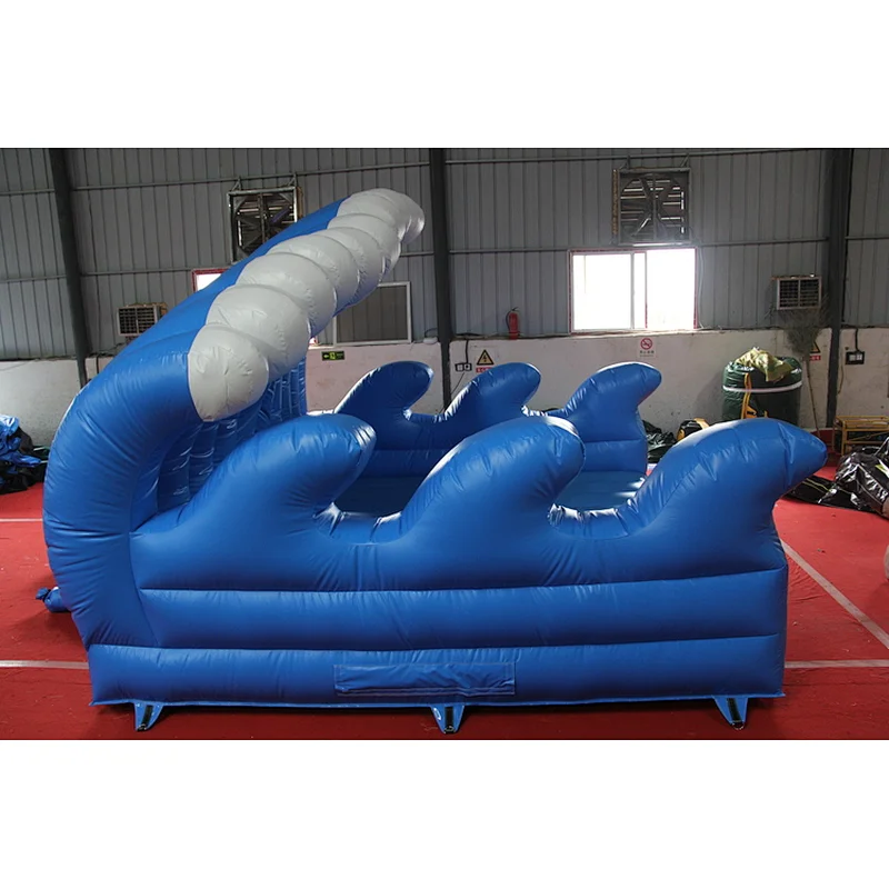 Air constant inflatable surf board games,inflatable mechanical surf board bouncer,inflatable simulation surf board trampoline
