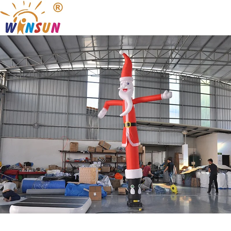Factory Price Christmas sky dancer dancing man, Santa claus inflatable sky dancer