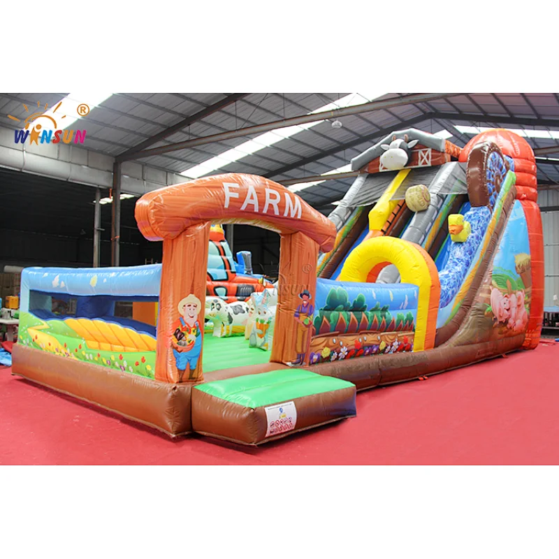 Farm Inflatable Slide