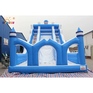 Clown Inflatable Wave Slide