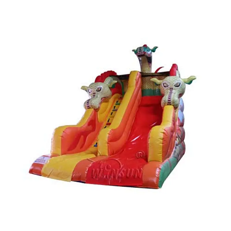 Inflatable Red Dragon Slide