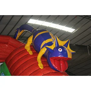 Inflatable lizard Slide