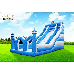 Clown Inflatable Wave Slide