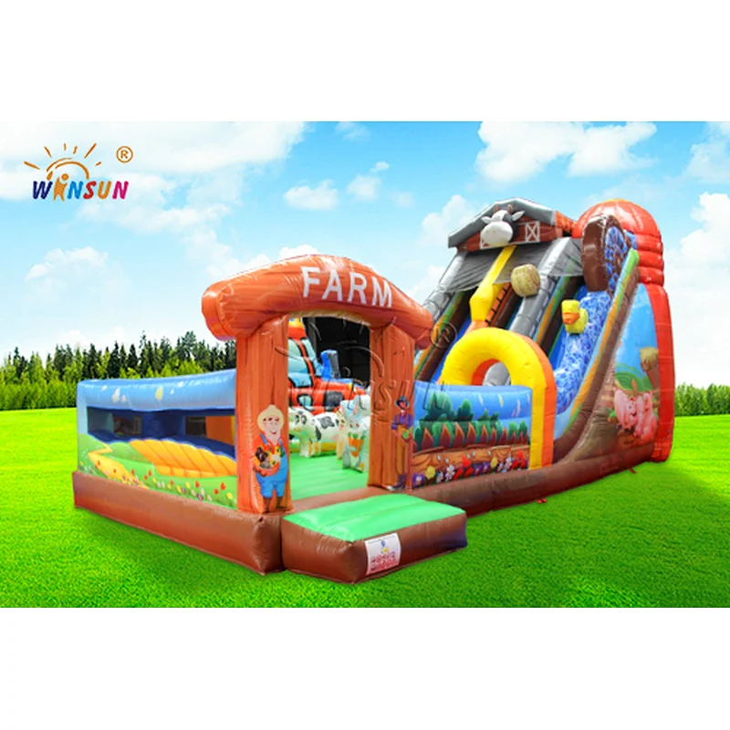 Farm Inflatable Slide