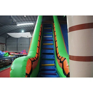 Giant inflatable water slide