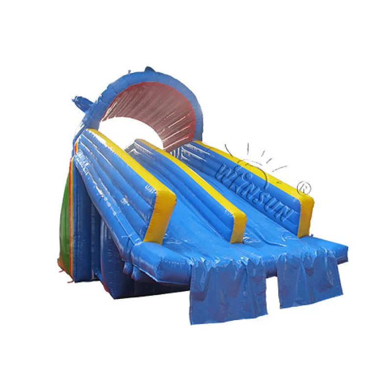 Double Lane Inflatable Water Slide