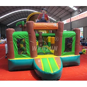 Pirate bounce house with slide