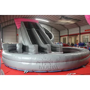 Corkscrew Inflatable Water Slide