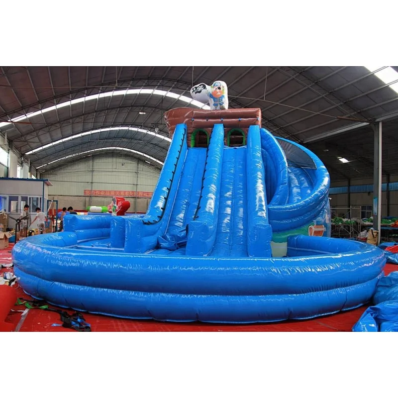 Pirate inflatable water slide