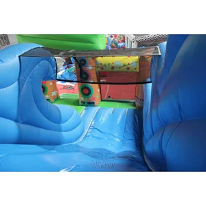 Hawaii themed inflatable combo