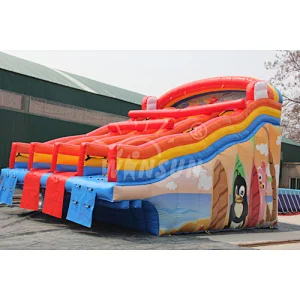 Inflatable water slide