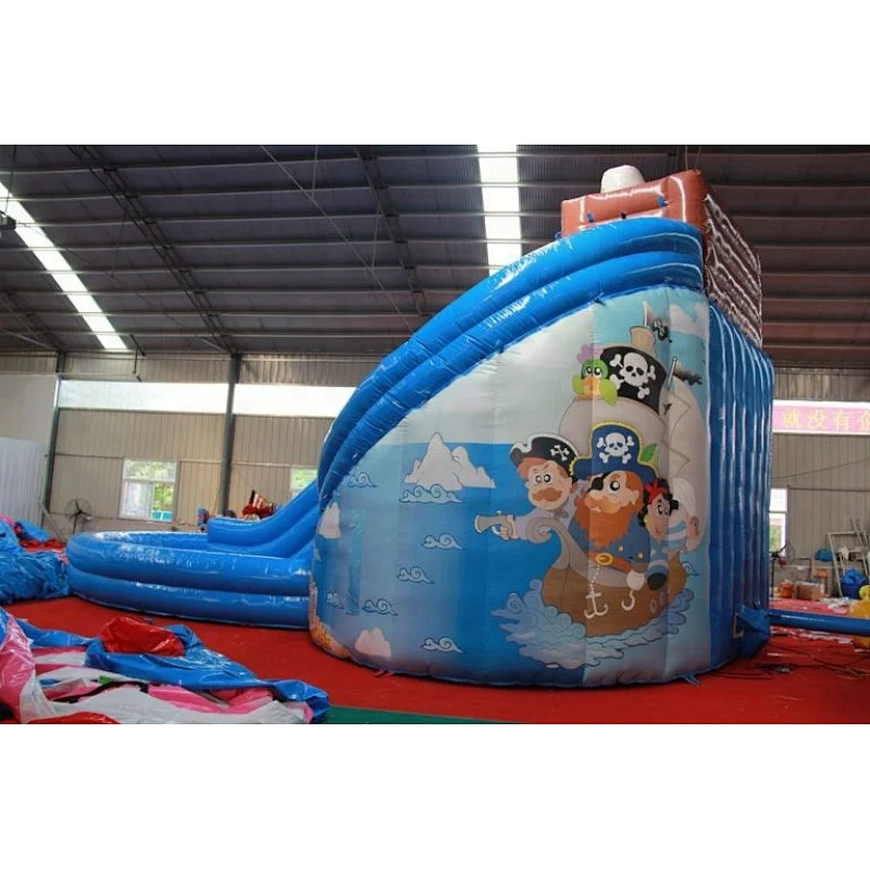 Pirate inflatable water slide