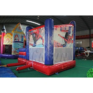 Spiderman Bouncy Castle With Slide