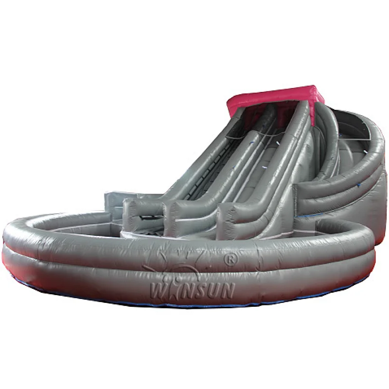 Corkscrew Inflatable Water Slide