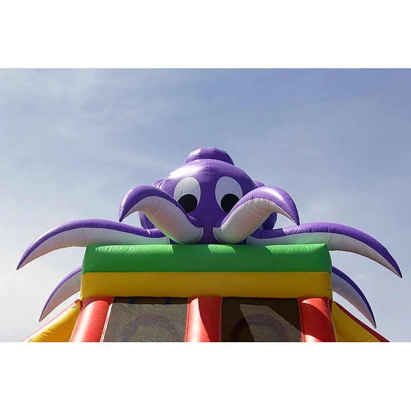 Octopus Inflatable water slide