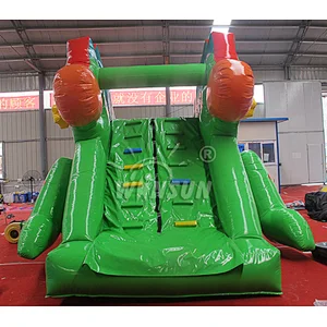 Lizard inflatable water slide