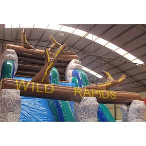 Inflatable Wild Rapids Slide