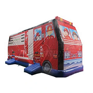Fire Engine Inflatable Combo