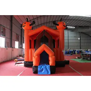 Halloween theme pumpkin grimace trampoline
