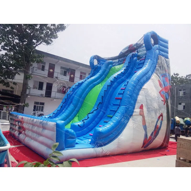 Spider-man inflatable slide