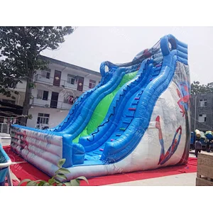 Spider-man inflatable slide