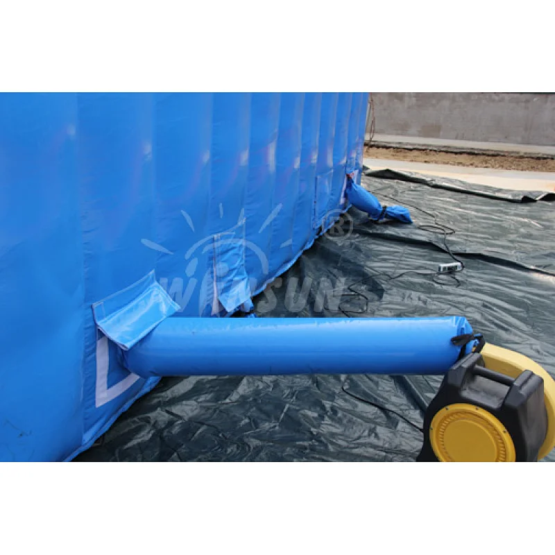 Inflatable water slide