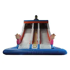 Inflatable Water Slide with airtight pool