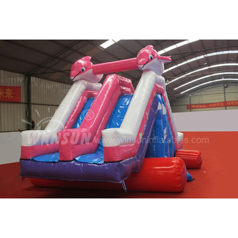 Inflatable water slide