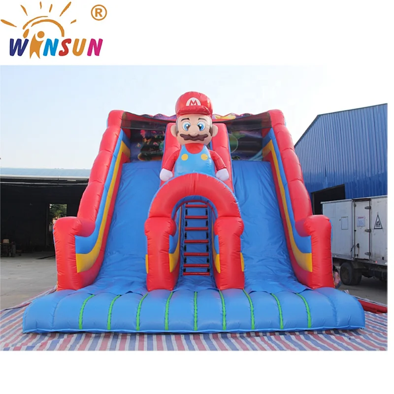 Mario inflatable slide