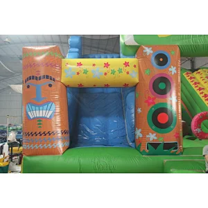 Hawaii themed inflatable combo