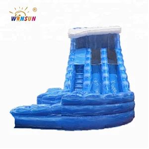 Inflatable water slide