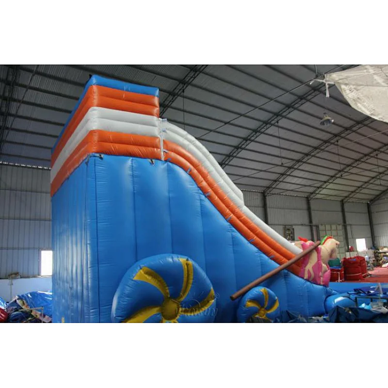Inflatable Water Slide with airtight pool