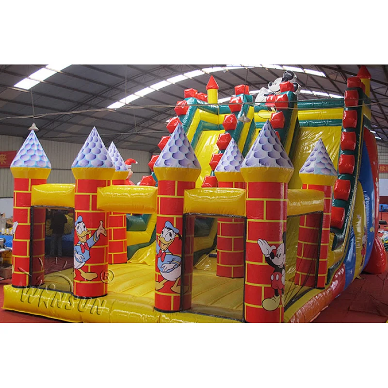 Giant Inflatable Slide with Bouncer