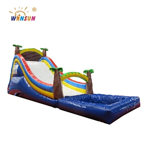 Inflatable water slide