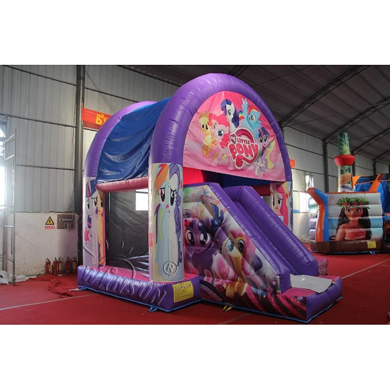 Ponies Jumping House With Slide